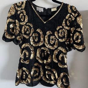 Vintage sequin shirt